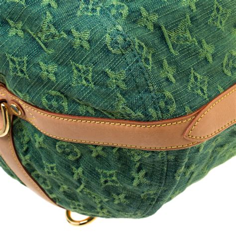 green Louis Vuitton purse